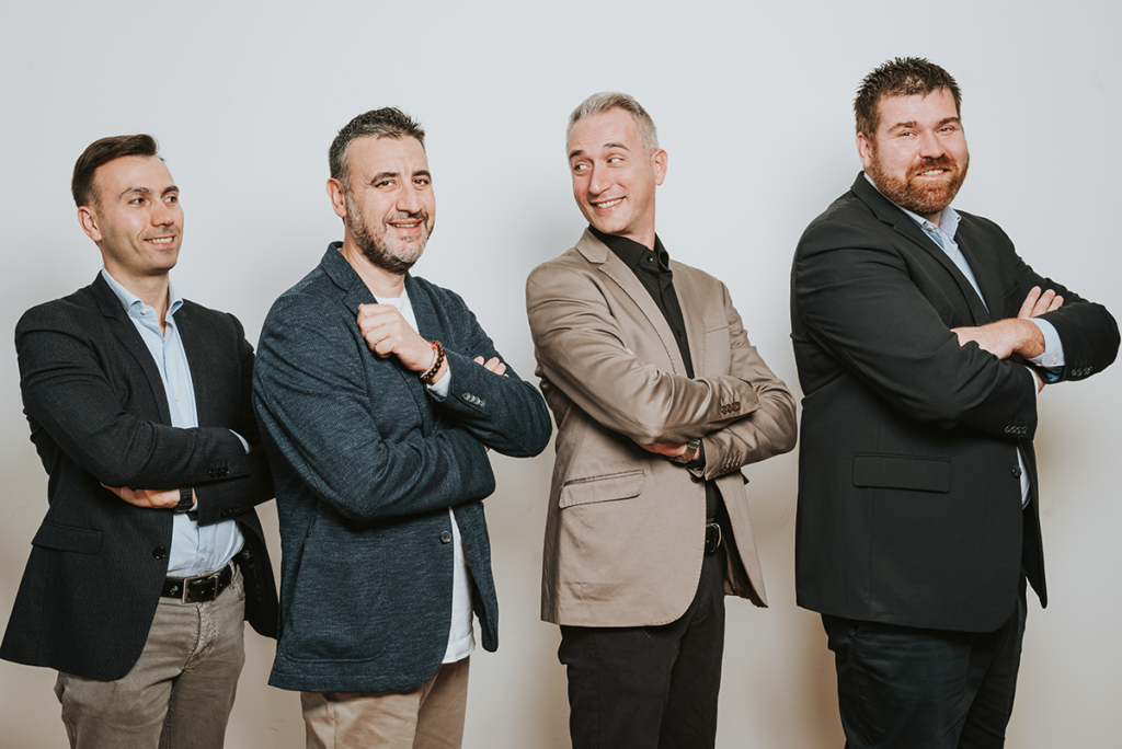 Foto del team di Ehinet al lavoro